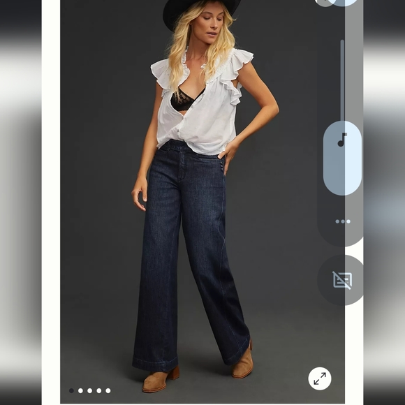 The Gwen Mid-Rise Pilcro ((TALL)) Trouser Jeans Anthropologie